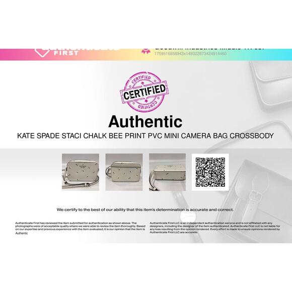 Kate Spade Staci Bee Mini Camera Bag with COA - Picture 5 of 15